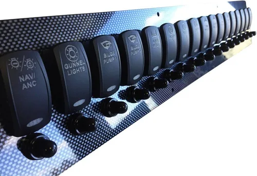 Vista 2 de Hoja de fibra de carbono ABS para paneles de instrumentos de barco 24 "x 48x 1/8" o 3/16