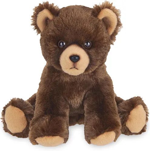 Vista 7 de Bearington Huggy Ben - Oso de peluche de 19 pulgadas, oso suave para abrazar con puf, cuerpo pesado y extremidades flexibles, regalo clásico