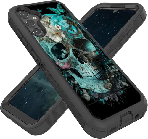 Vista 33 de Diseñada para Galaxy A17 5G de 6.7 pulgadas, resistente, resistente y duradera, a prueba de golpes, híbrida de doble capa, funda protectora de doble