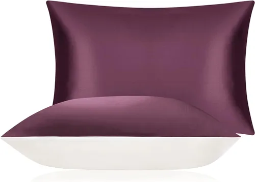 Vista 16 de DISANGNI Funda de almohada 100% seda de morera, utilizada para cabello y piel, funda de almohada de seda de un lado