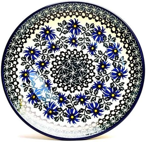 Vista 16 de Plato de cerámica polaca - Ensalada/Postre (7 3/4") - Otoño