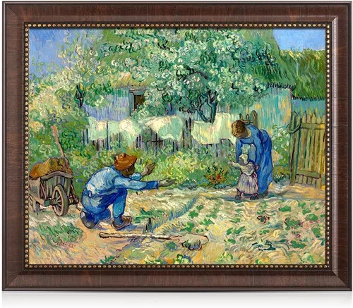 Vista 12 de Serie de pinturas de Vincent Van Gogh (favoritos). Reproducción de arte clásico de Van Gogh, impreso en lienzo, Algodón, Almond Blossom, 16x20