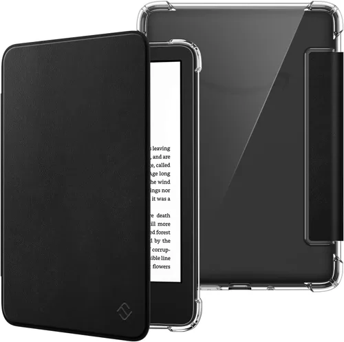 Vista 25 de Fintie - Funda delgada de TPU para Kindle de 6 pulgadas de 11.ª generación 2024/2022, color verde agave Ultra Clear Transparent Soft TPU Back
