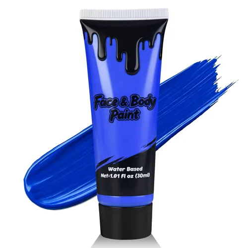 Vista 11 de Pintura facial blanca, pintura corporal de maquillaje de payaso Blanco