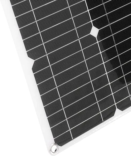 Vista 9 de Kit de panel solar de 40 W de 18 V, doble salida USB de 5 V, controlador de panel solar combinado con controlador de carga solar de 10 A