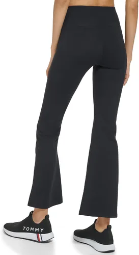 Vista 3 de Tommy Hilfiger Legging de compresión para mujer con estampado de rayas globales reflectantes