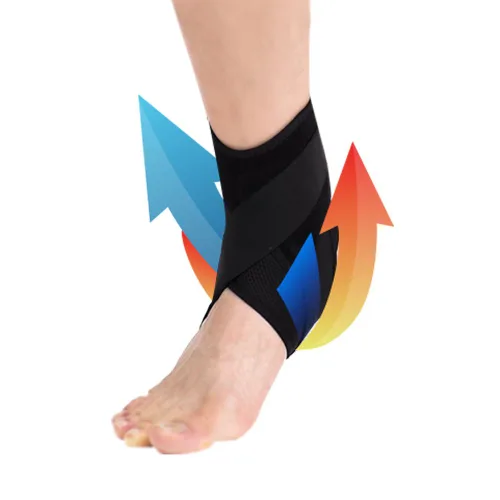 Vista 2 de Aider Tobillera – para protección de tobillo lesionado y soporte para esguinces, fascitis plantar, atletismo, recuperación de lesiones, dolor