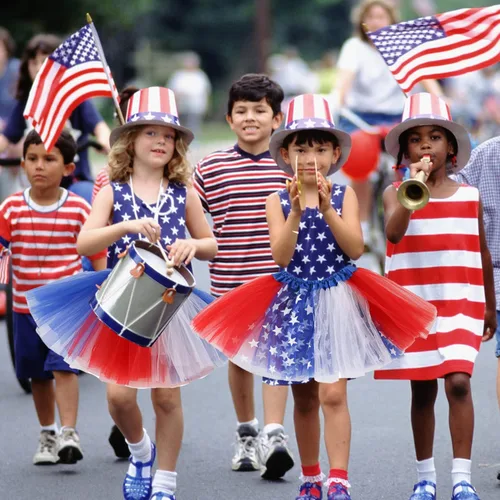 Vista 7 de 4th of July Tutu Tulle Skirt for Girls Women, Red White Blue Tutu Skirt Kids Adult Independence Day Patriotic Costume Unisex