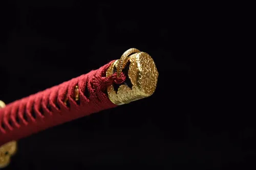 Vista 9 de Espada Katana Tachi hecha a mano de alta temperatura, espada samurái japonesa real (espada completa), Catanas Japonesas Reales