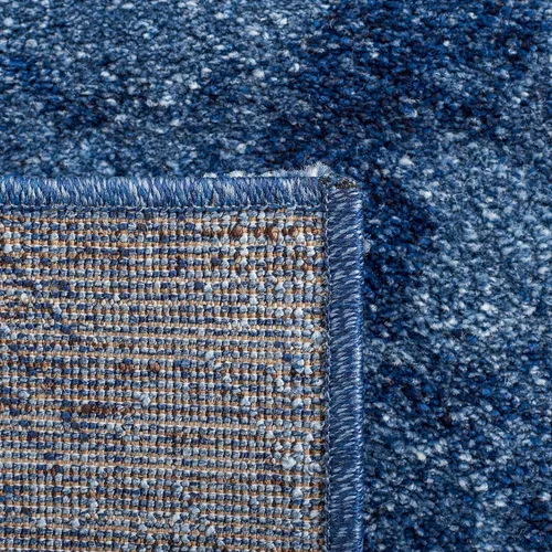 Vista 8 de SAFAVIEH Retro Collection - Alfombra decorativa de 2 pies 3 pulgadas x 5 pies, azul y azul oscuro, diseño abstracto moderno, no desprende pelusa