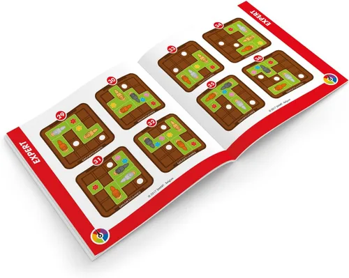 Vista 6 de SmartGames Squirrels Go Nuts Sliding Logic - Juego de rompecabezas de viaje con 60 desafíos para niños a partir de 6 años