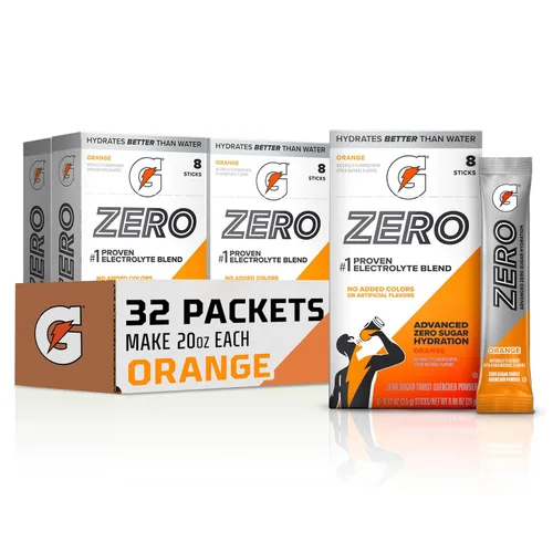 Vista 9 de Gatorade Mezcla de bebida en polvo con electrolitos sin azúcar, Mashups Glacier Freeze-Fruit Punch, (32 porciones), sin sabores artificiales, sin
