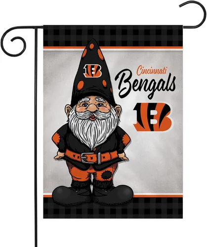 Vista 19 de Rico Industries NFL Gnomo - Bandera de jardín de doble cara de 13 x 18 pulgadas