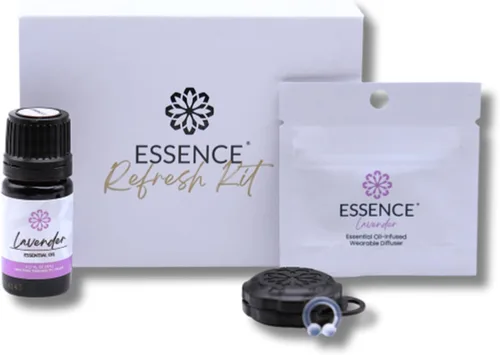 Vista 28 de Essence - Difusor nasal de aromaterapia portátil, anillo de nariz de aceite esencial de bergamota, inhalador de silicona para apoyo del estrés
