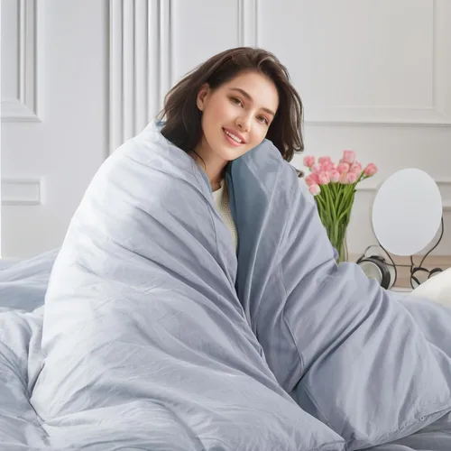 Vista 350 de NEXHOME PRO Funda de edredón Twin XL 100% algodón lavado, transpirable, duradera, texturizada, similar al lino, juego de ropa de cama para el hogar