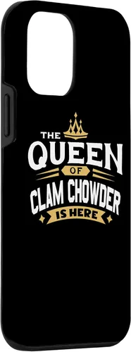 Vista 3 de iPhone 12 mini The Queen Of Clam Chowder Is Here Case