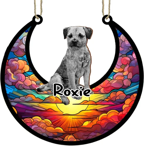 Vista 79 de LOVELYPOD Adorno de Navidad personalizado para perro pastor australiano, atrapasoles conmemorativo, adorno de Navidad de pastor australiano