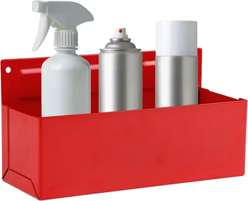 Vista 9 de Soporte magnético para latas de aerosol, caja de herramientas magnética, soporte para botellas, caja de herramientas para garaje y hogar, espacio