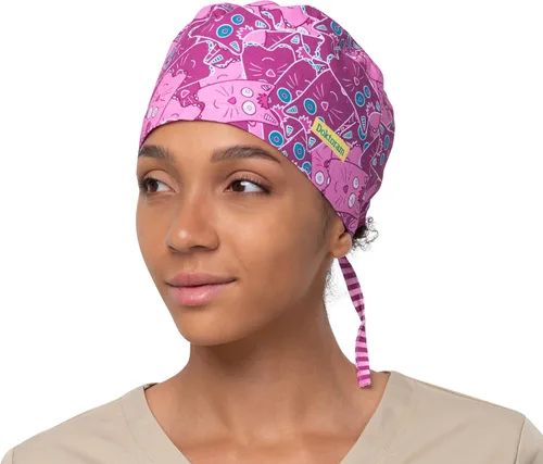 Vista 88 de Print Scrub Caps - Sombrero perfecto para enfermeras, médicos y EMTs..