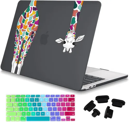 Vista 11 de Mektron para MacBook Air 13 Funda A1466/A1369 (Versión 2010-2017), Cubierta de carcasa rígida de plástico con fijación a presión para MacBook Air
