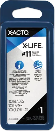 Vista 2 de Cuchillas #11 a granel para cuchillos X-Acto Knives, 100 por caja
