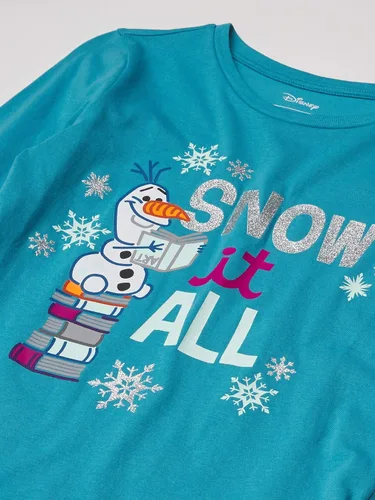 Vista 3 de Tienda Camiseta de manga larga de Spotted Zebra de Disney, Star Wars, Frozen, Princesa, 2T