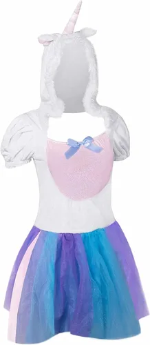 Vista 2 de Unicorn Halloween Costume for Women Includes Dress Leg Warmers and Head Accessory