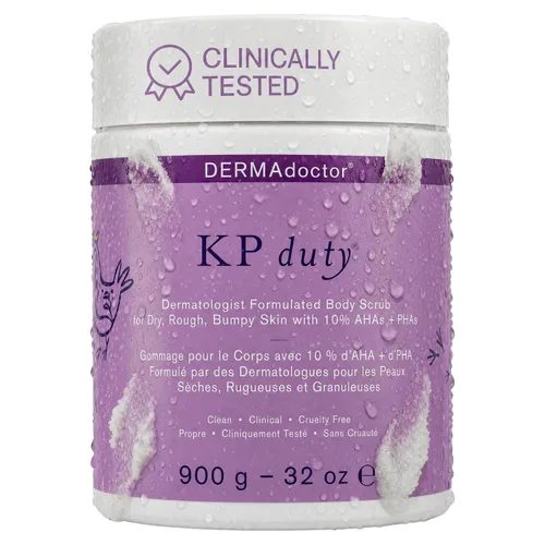 Vista 17 de DERMAdoctor KP Bump Eraser Body Scrub, 10% AHAs + PHAs, Rough & Bumpy Skin