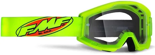 Vista 12 de Gafas 100% FMF POWERCORE Gris asalto - Lente transparente