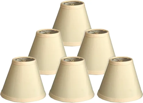 Vista 20 de Royal Designs, Inc. Lámpara de araña de tapa dura Empire Basic Shade CS-984-5AGL, oro antiguo, 3 x 5 x 4,5