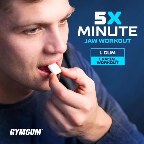 Vista 6 de Gymgum Goma para la Línea de la Mandíbula Goma de Masticar Dura para Fuerza de la Mandíbula Entrena tus Rasgos Faciales - Goma para Mandíbula