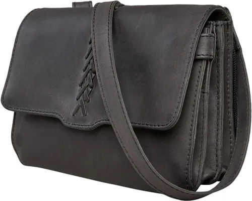 Vista 4 de Lady Conceal Organizador cruzado de cuero Jolene oculto Dusty Black