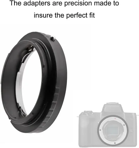 Vista 3 de MD-EOS Anillo adaptador de lente para Minolta MD Mount Lens para Canon EOS EF/EF-S Mount Cámara Metal Adaptador de doble propósito Anillo de enfoque