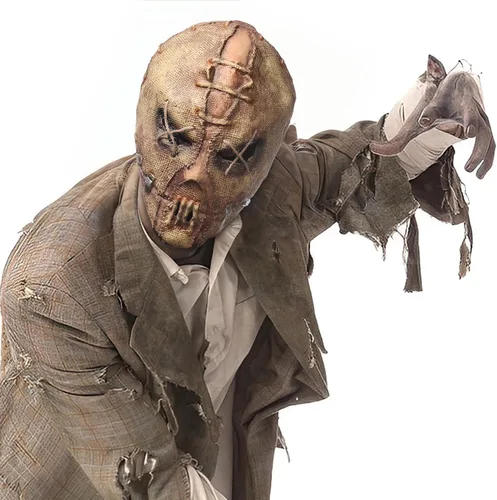 Vista 2 de Máscara de terror para Halloween, cara de terror, zombi