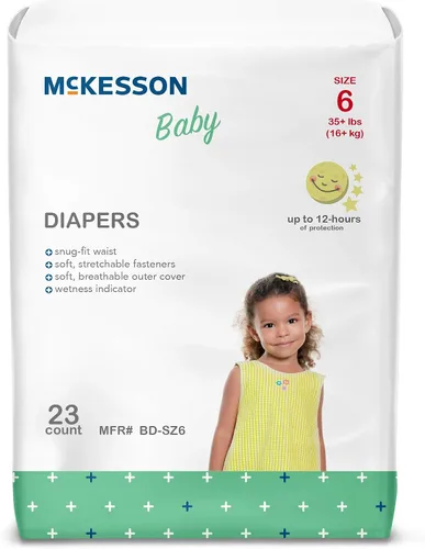 Vista 14 de McKesson Pañales para bebé, talla 1 (8 libras a 14 libras), 20 unidades, 1 paquete