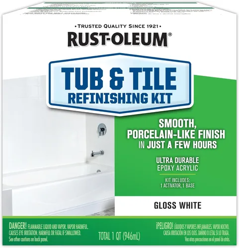 Vista 13 de Rust-Oleum - Kit de reacabado de 2 partes de niebla costera satinada