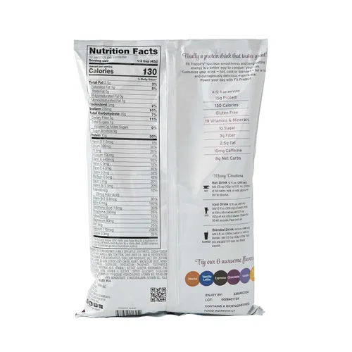 Vista 8 de Big Train Fit Frappe - Mezcla de bebidas de proteína de chocolate, 3 libras (paquete de 1)