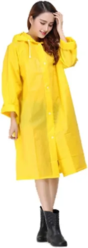 Vista 3 de Piloto de lluvia ligero con capucha impermeable Sister Amy para mujer, largo para el aire libre