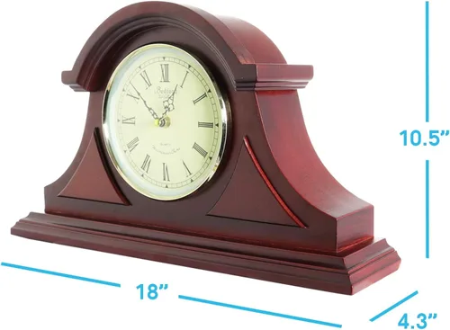 Vista 2 de Clock Collection Redwood - Reloj de repisa con campanilla