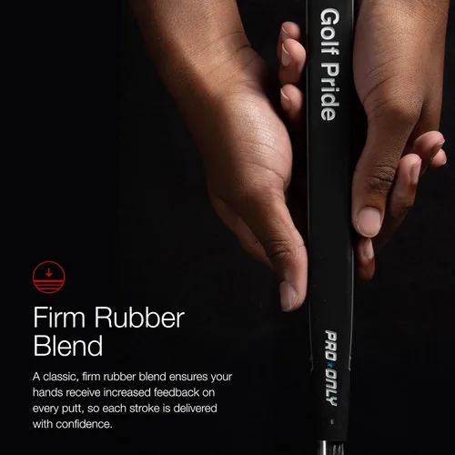 Vista 3 de Golf Pride Pro Only Golf Grip - Putter Grip for Hand Placement - All-Rubber Construction for Firm Feel - Traditional Streamlined