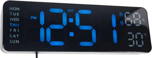 Vista 12 de Reloj de pared DIY, funciona con pilas, cuarzo 3D sin marco, 8-15 pulgadas, negro, grande No.
