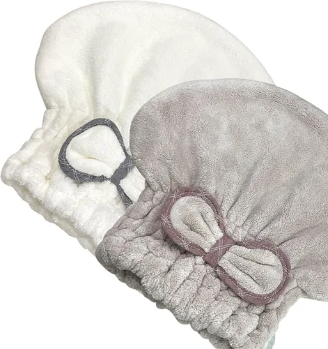 Vista 10 de Jseng Gorro Grande de Microfibra de Secado Rápido para Cabello [Nueva Actualización], Extremadamente Suave y Ultra Absorbente, Gorros de Secado
