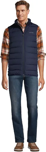 Vista 4 de Lands' End Chaleco acolchado de plumón para hombre