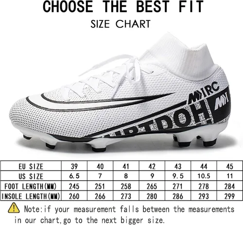 Vista 3 de Zquaus Tacos de fútbol para hombre zapatos de fútbol atléticos para caminar tacos Ag para entrenamiento al aire libre