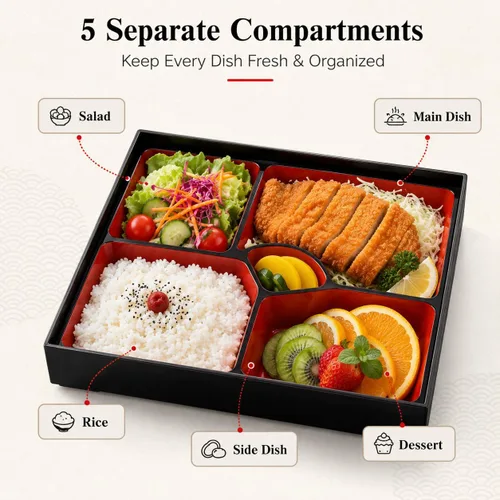 Vista 3 de Bento Box, Negro