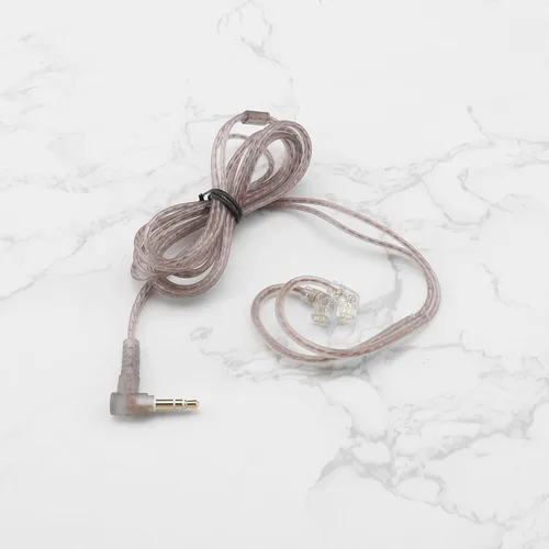 Vista 7 de The Lord of the Tools Cable de repuesto para auriculares C Pin de 0.138 in sin micrófono compatible con cable estéreo KZ