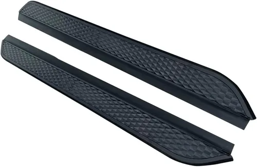 Vista 6 de Estribos negros con escalón lateral Nerf Bar para Nissan X-Trail Rogue T33 2021-2023