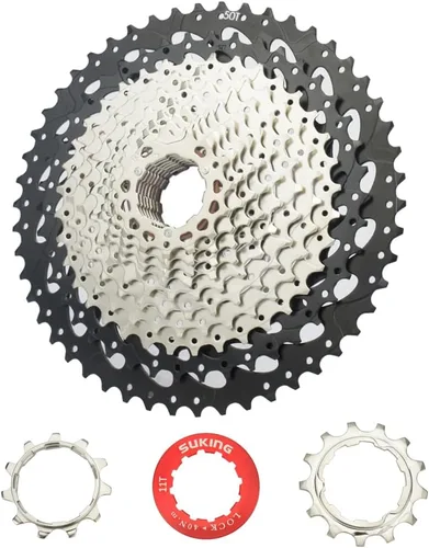 Vista 20 de CYSKY Casete de 11 velocidades 11-25T/11-28T/11-32T/11-36T/11-40T/11-42T/11-46T/11-50T/11-52T Compatible con Shimano/Sunrace/Sram Bike Freewheel