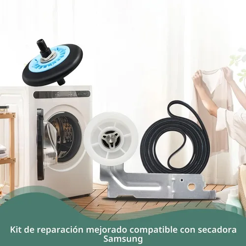 Vista 7 de Kit de reparación de secadora Sam-Sung mejorado compatible con kit de repuesto de rodillo de secadora Samsung, repuesto para piezas de secadora