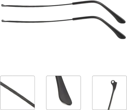 Vista 4 de NUOBESTY Kit de reparación de lentes de metal universal de repuesto de patillas cómodas y resistentes para brazos